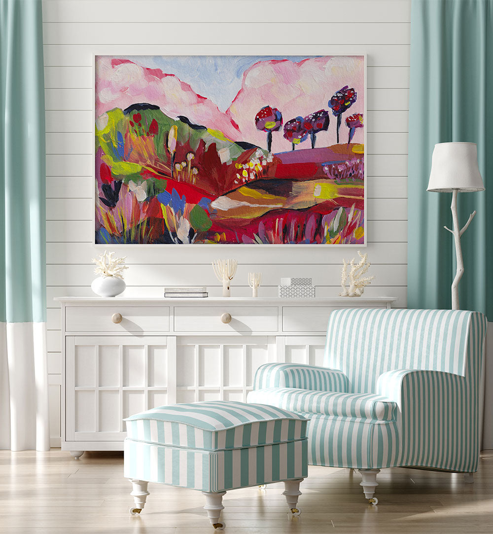 VIBRANT FANTASY LANDSCAPE