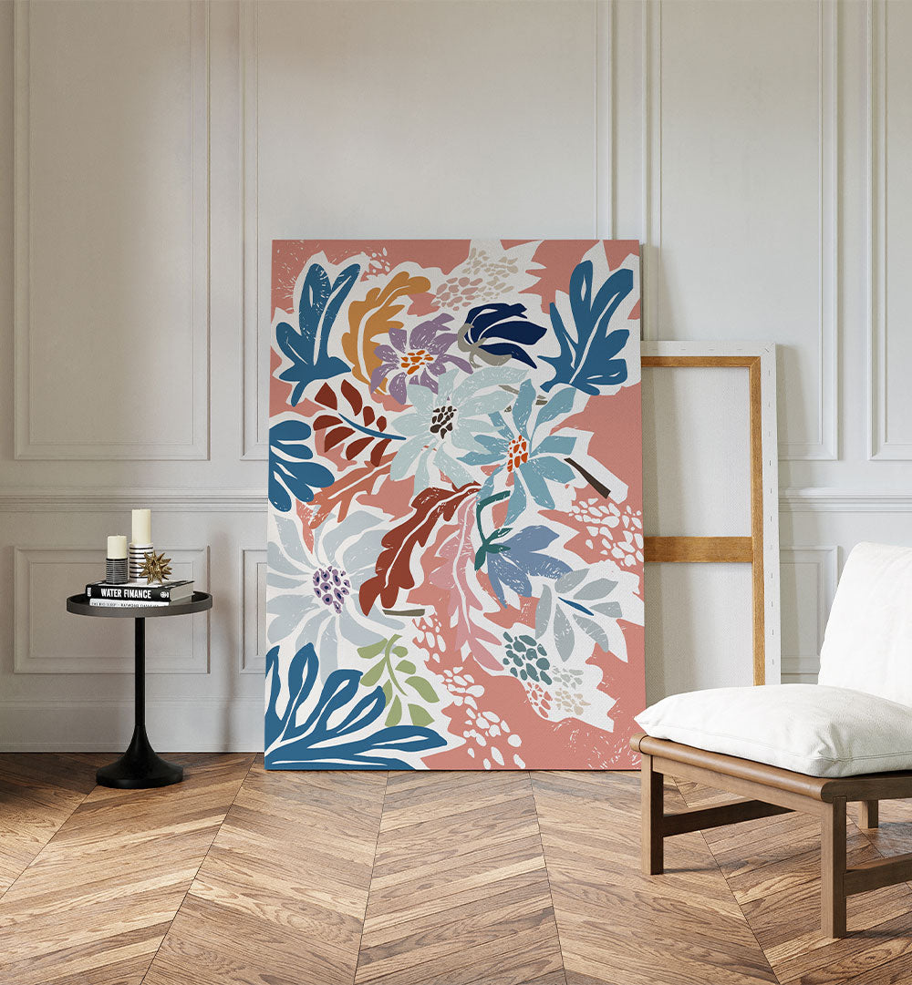 VIBRANT FLORAL ABSTRACT X