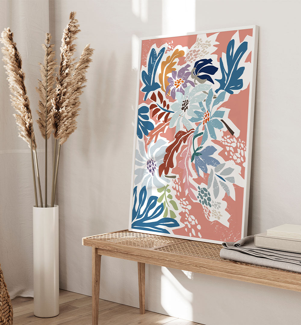 VIBRANT FLORAL ABSTRACT X