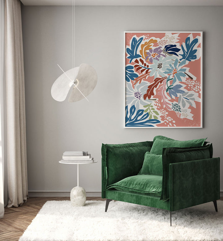 VIBRANT FLORAL ABSTRACT X