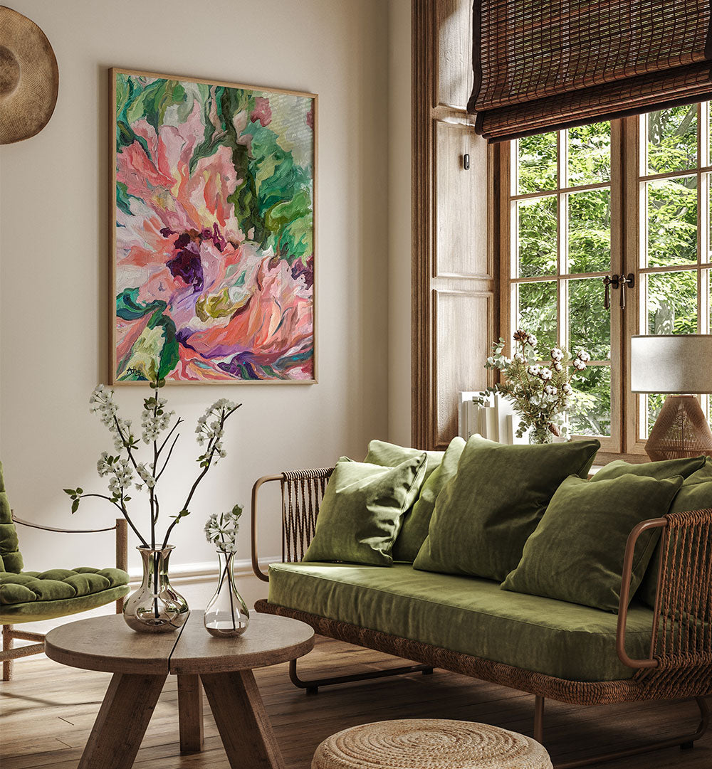 VIBRANT FLORAL ABSTRACT