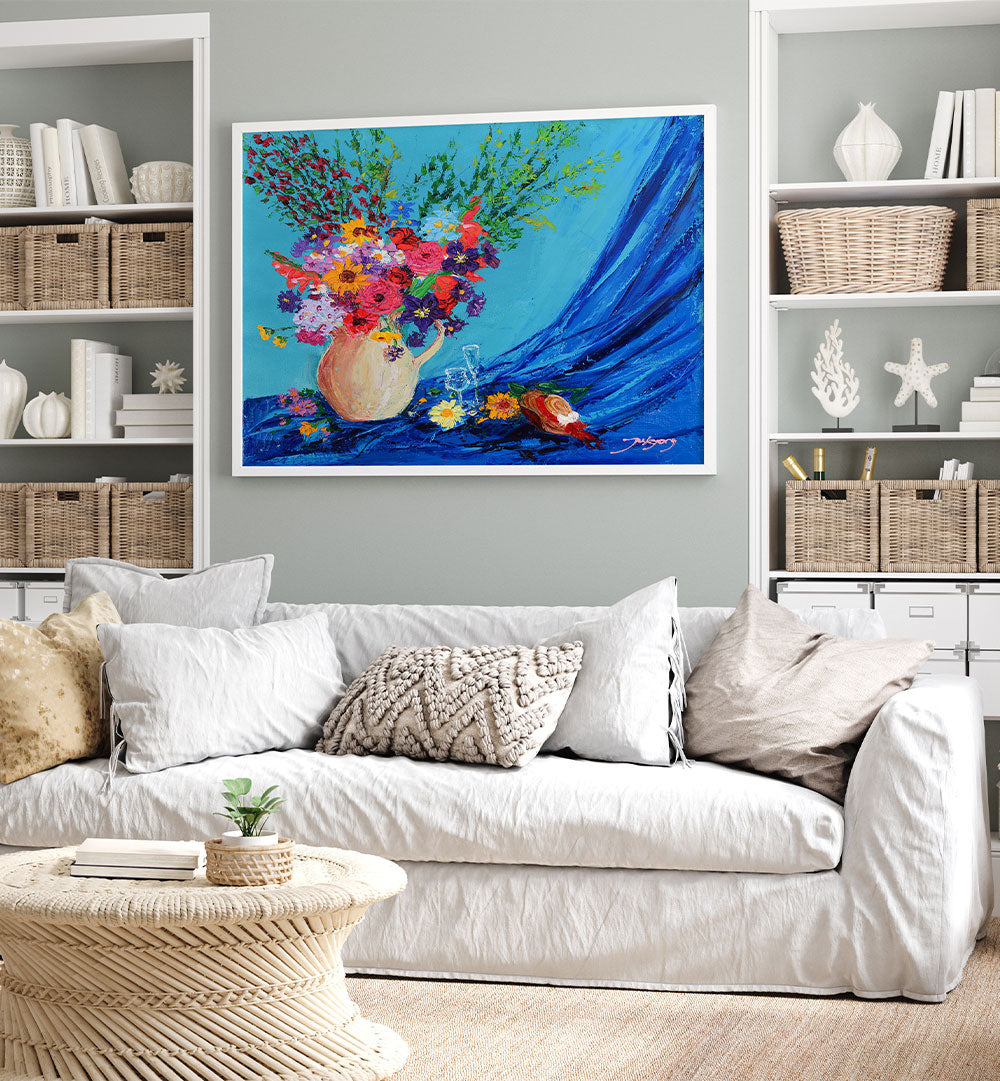 VIBRANT FLORAL STILL LIFE
