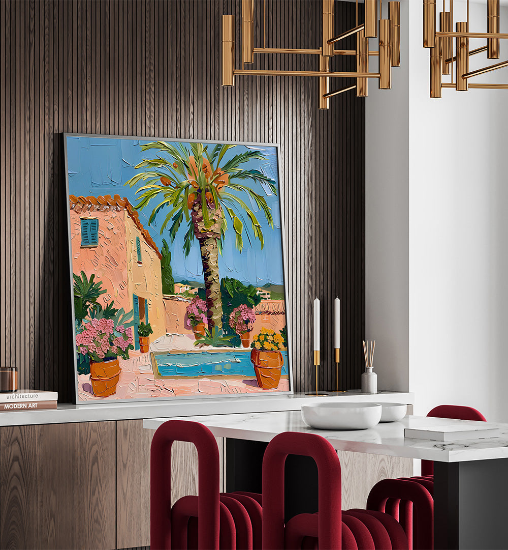 VIBRANT MEDITERRANEAN COURTYARD