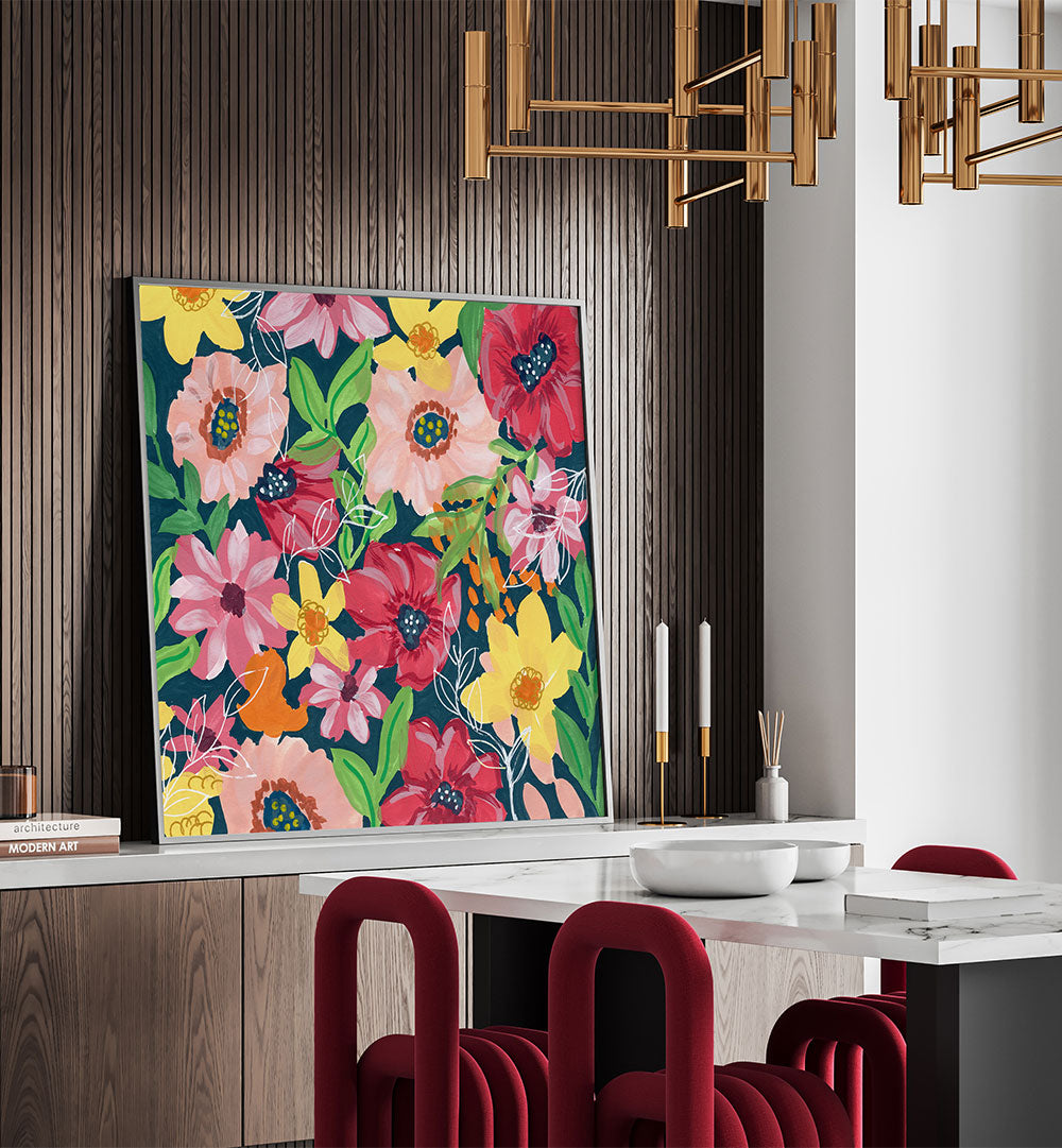 VIBRANT PAINTED FLOWERS