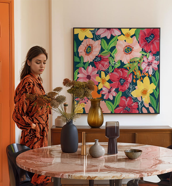VIBRANT PAINTED FLOWERS