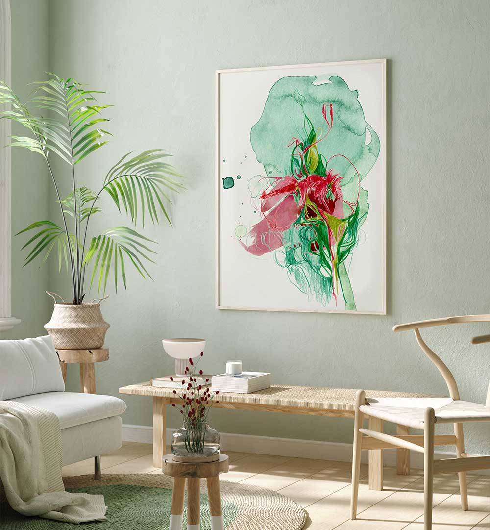 VIBRANT PETAL DANCE , ORGANIC FORMS