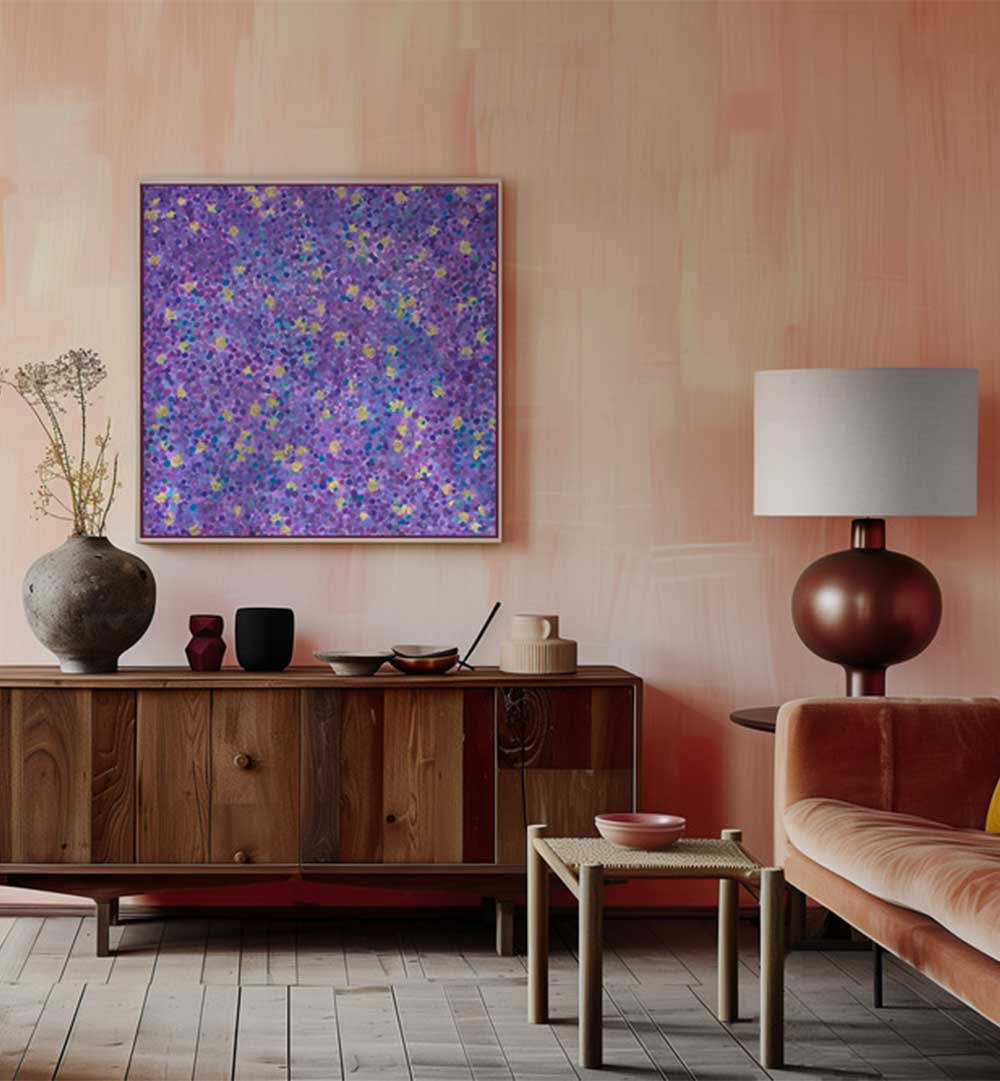 VIBRANT PURPLE HUES , ABSTRACT PAINTINGS
