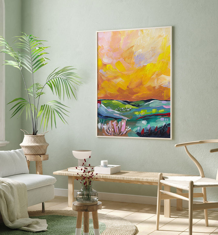 VIBRANT SUNSET LANDSCAPE