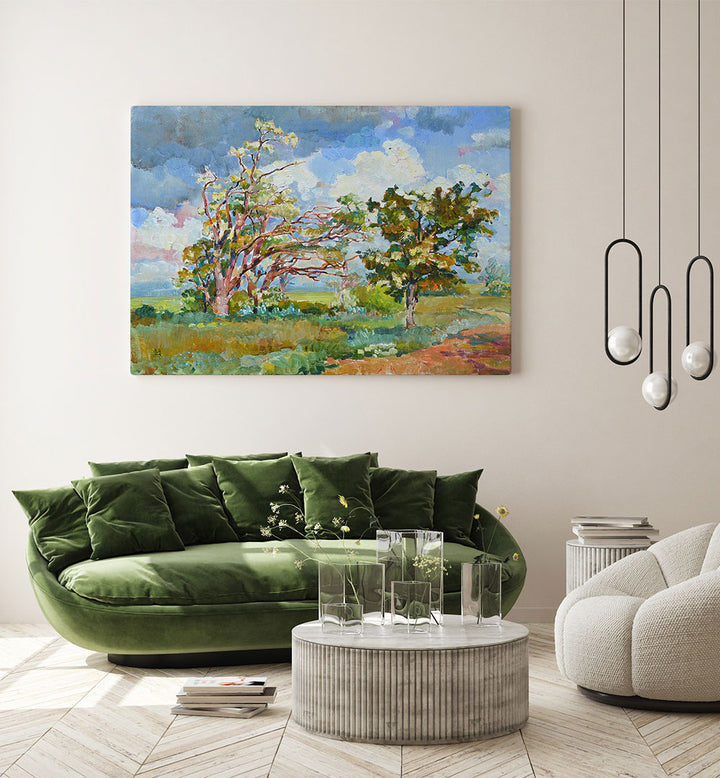 VIBRANT TREES RURAL LANDSCAPE