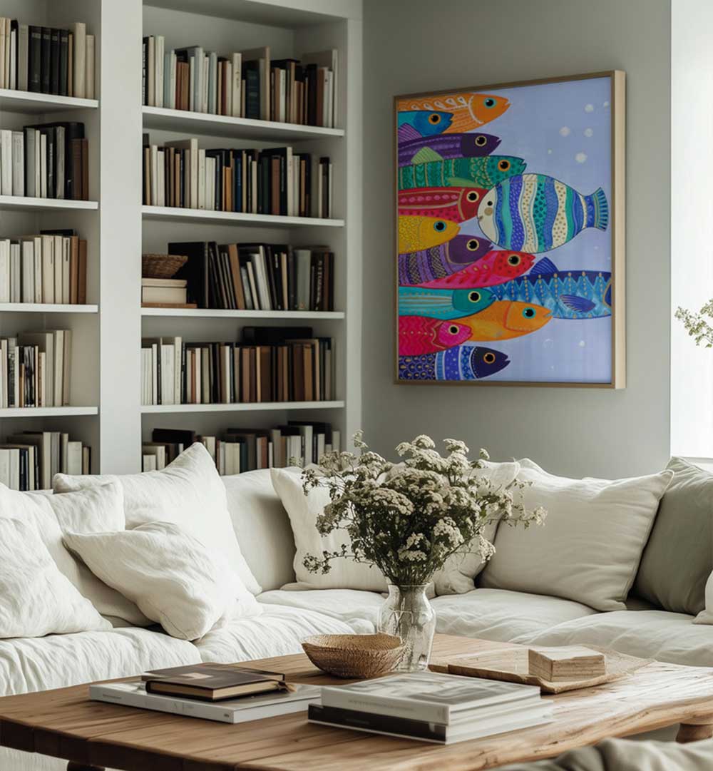 VIBRANT UNDERWATER , BEACH PAINTINGS