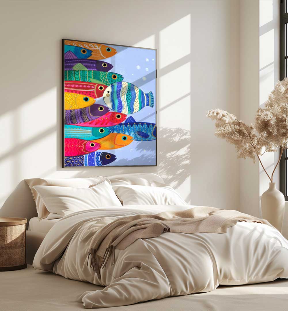 VIBRANT UNDERWATER , BEACH PAINTINGS