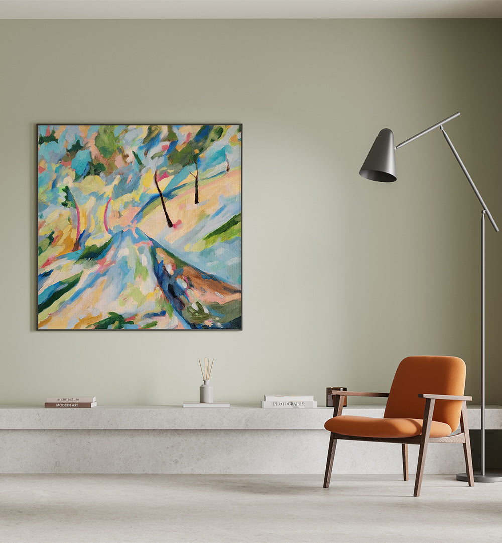 VIBRANT WINDING PATH