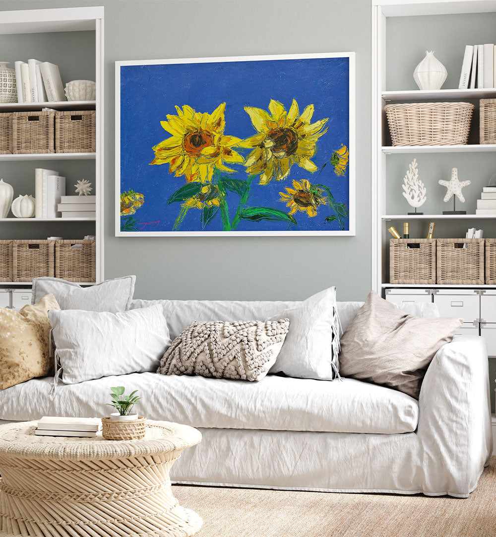 VIBRANT YELLOW SUNFLOWERS