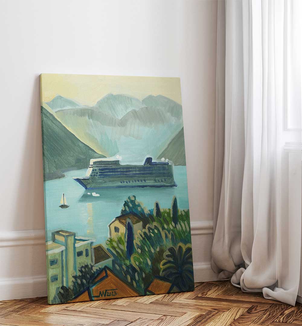 VIEW FROM THE WINDOW II , RETRO ART