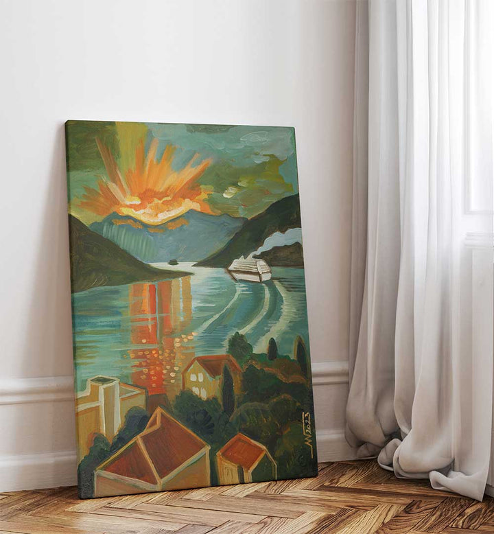 VIEW FROM THE WINDOW , RETRO ART