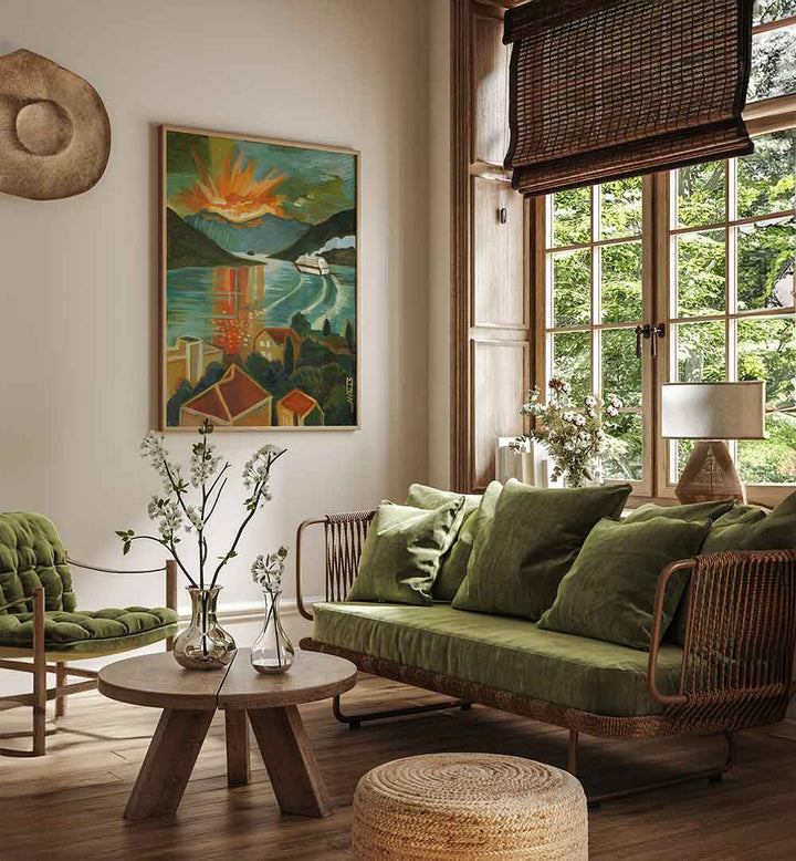 VIEW FROM THE WINDOW , RETRO ART