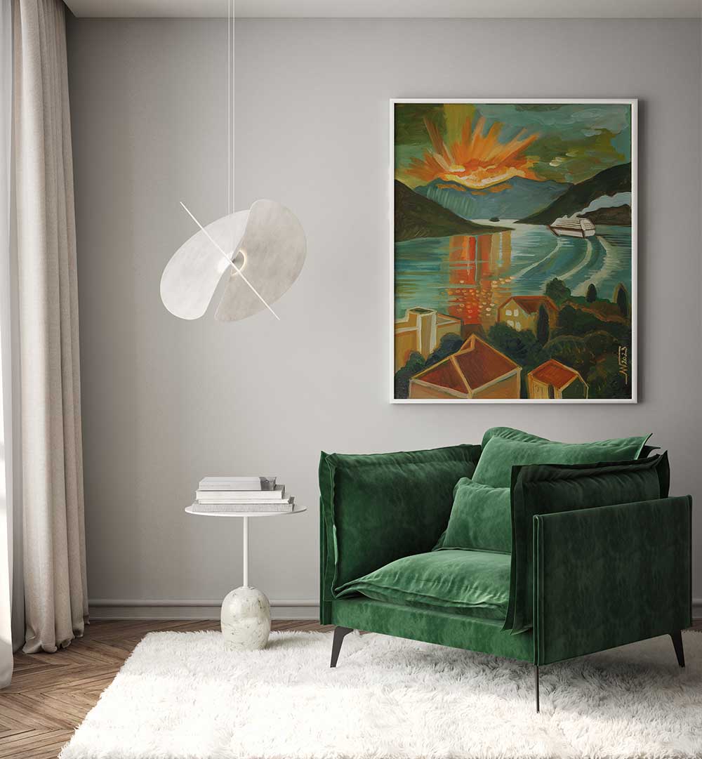 VIEW FROM THE WINDOW , RETRO ART