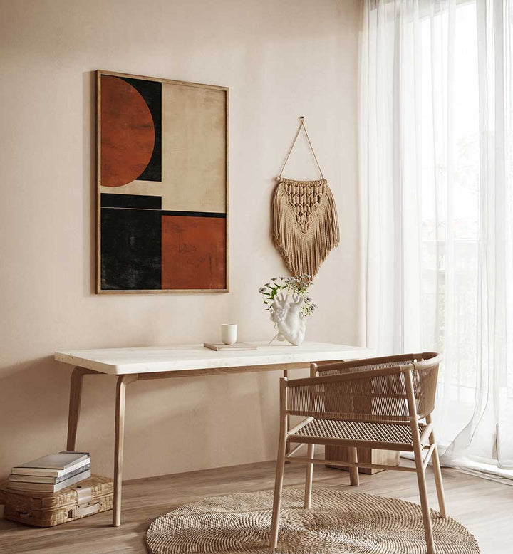 VINTAGE HARMONY , GEOMETRIC ART PRINTS