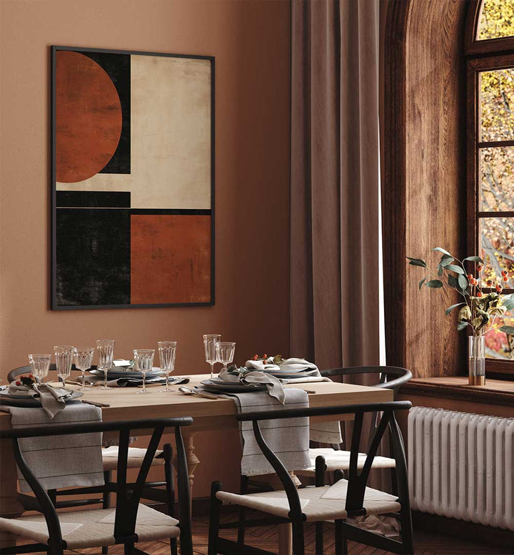 VINTAGE HARMONY , GEOMETRIC ART PRINTS