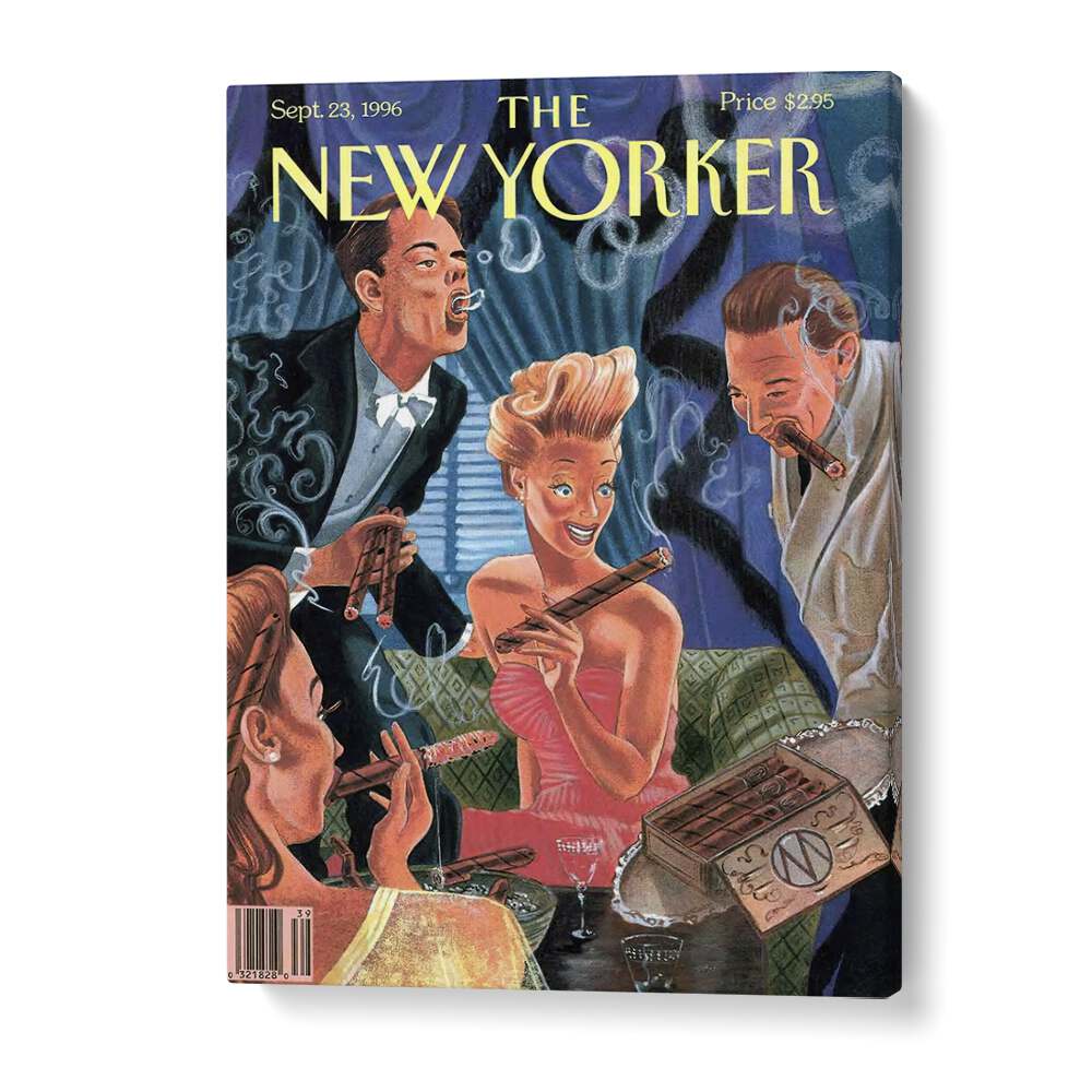 Vintage Magazine Cover By M Scott Miller - New Yorker 1996 Artwork in Gallery Wrap