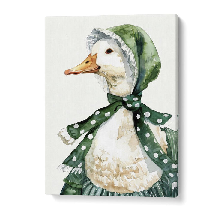 Vintage Swan Kids Art Artwork in Gallery Wrap
