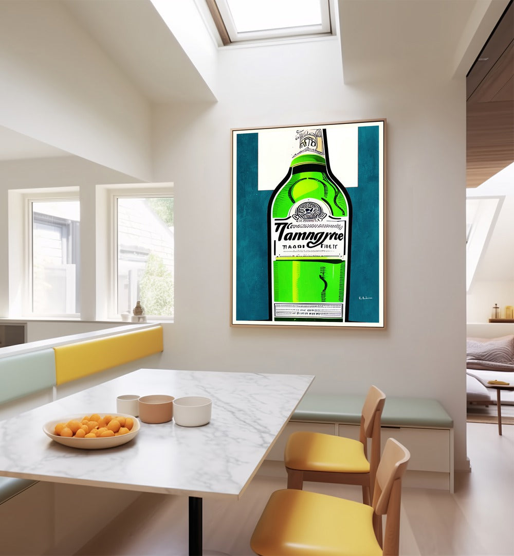Elevate your space with Vintage Gin A Some Tonic, Bar art, capturing classic cocktail charm for any café.