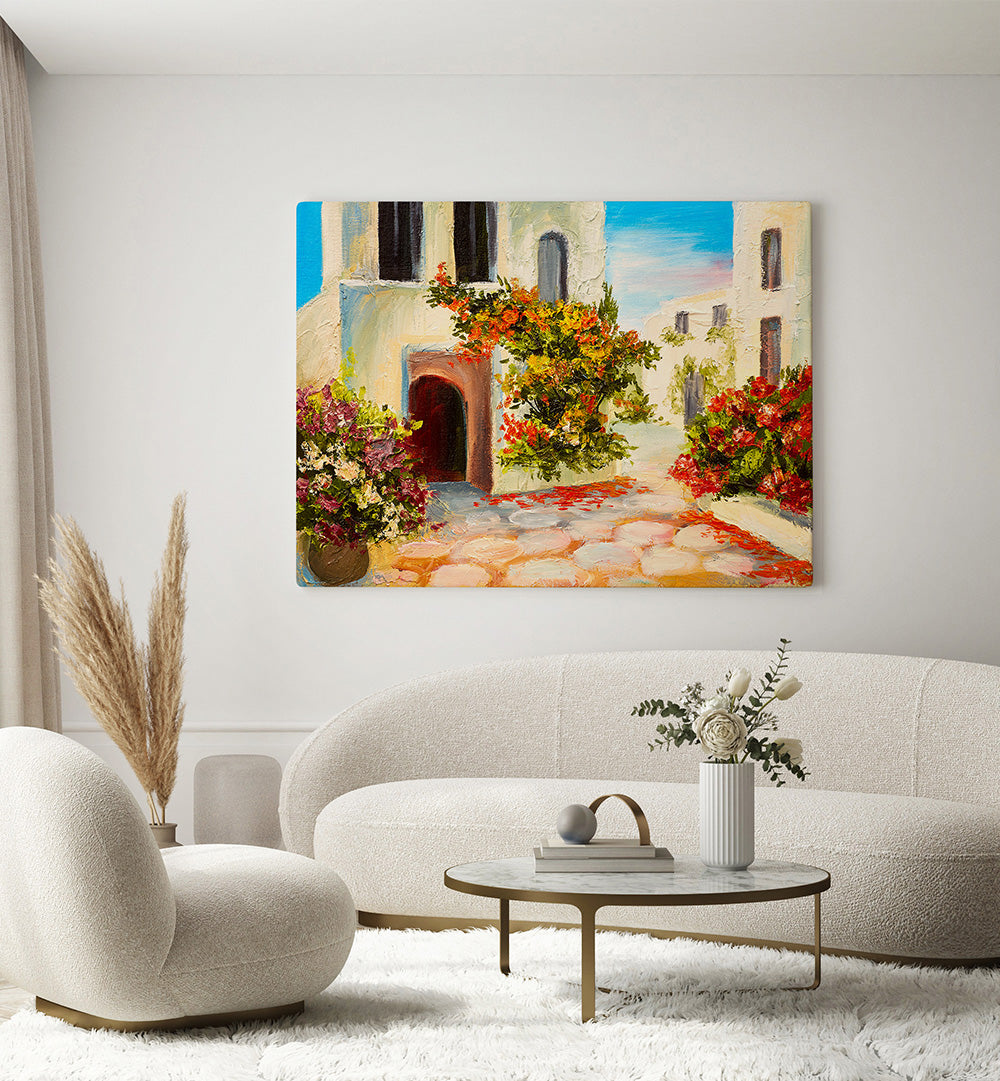 VINTAGE STONES AND FLOWERS , VINTAGE EUROPEAN PAINTINGS