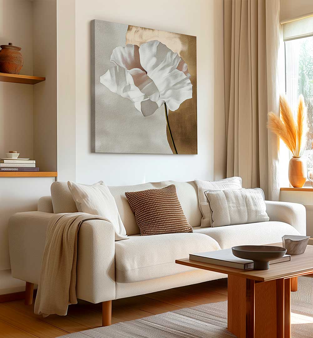 VIRTUOUS I , FLORAL FLOWER PAINTINGS