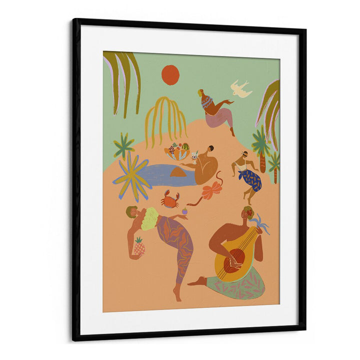 Colorful "Vacation, Portraits" wall art by Arty Guava brings wanderlust and creativity to your space.
