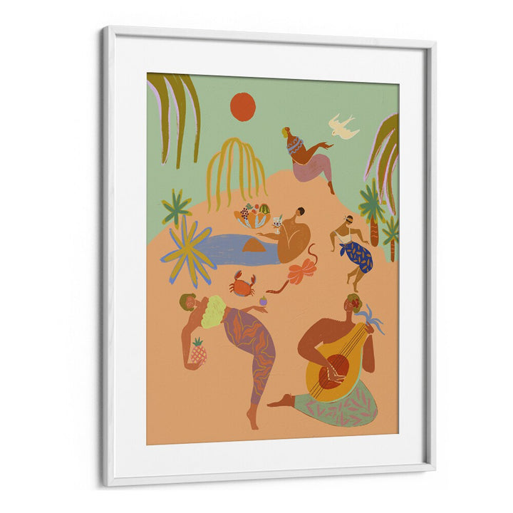 Colorful wall art titled "VACATION, PORTRAITS" by Arty Guava adds creativity and wanderlust to any space.