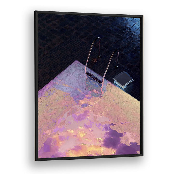 Vapor Pool I By Cosmo Zach Surreal Art Prints Surrealism in Black Plain Frame