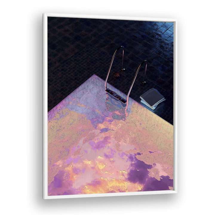 Vapor Pool I By Cosmo Zach Surreal Art Prints Surrealism in White Plain Frame