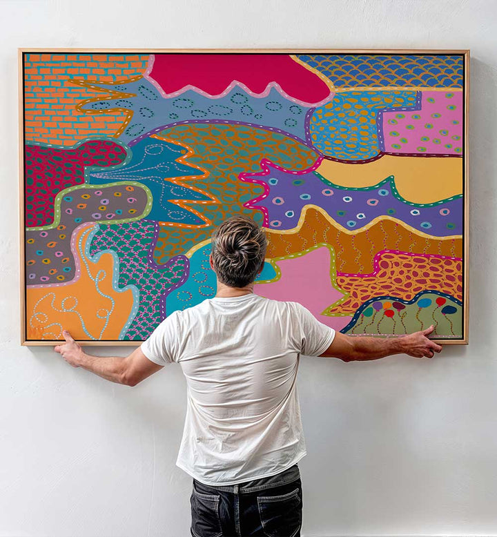 COLOUR WARMS THE SOUL III , PATTERN ART PRINTS