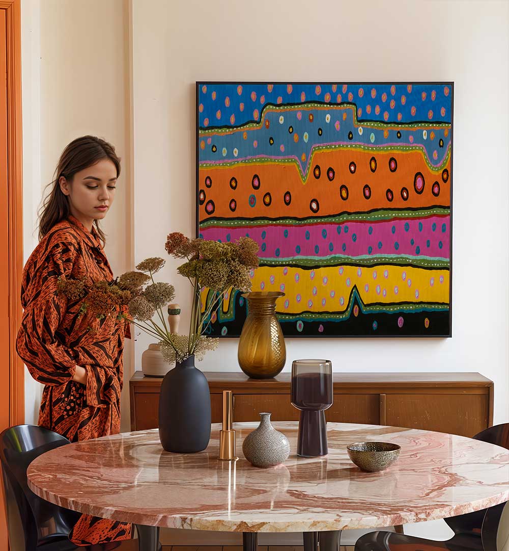 COLOUR IS KNOWLEDGE , PATTERN ART PRINTS
