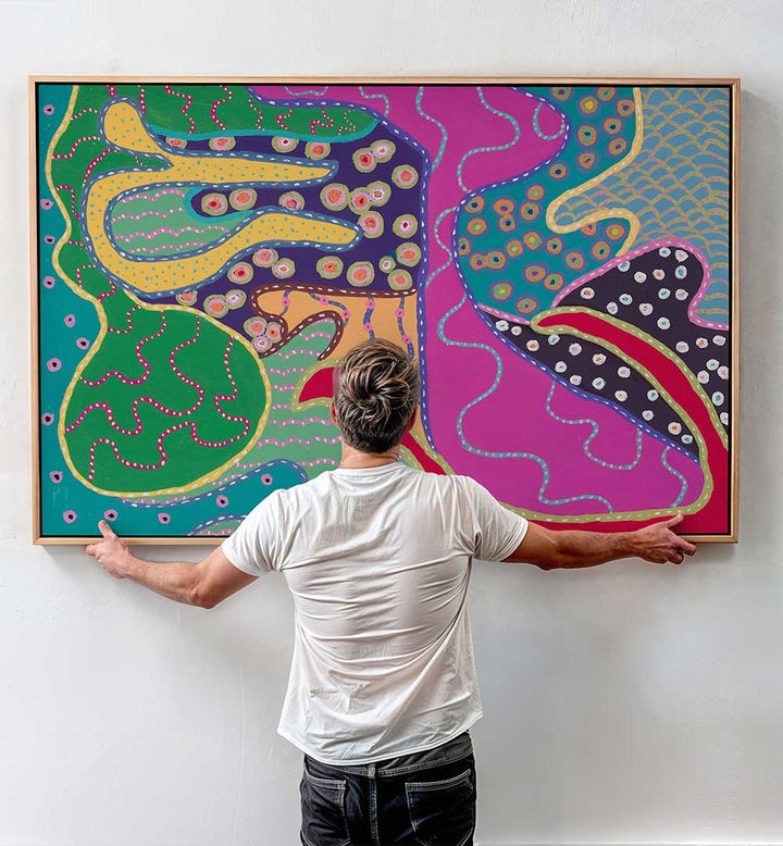 COLOUR IS LIFE , PATTERN ART PRINTS