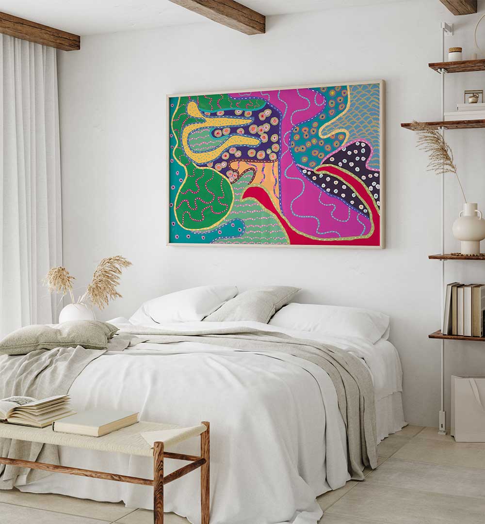 COLOUR IS LIFE , PATTERN ART PRINTS
