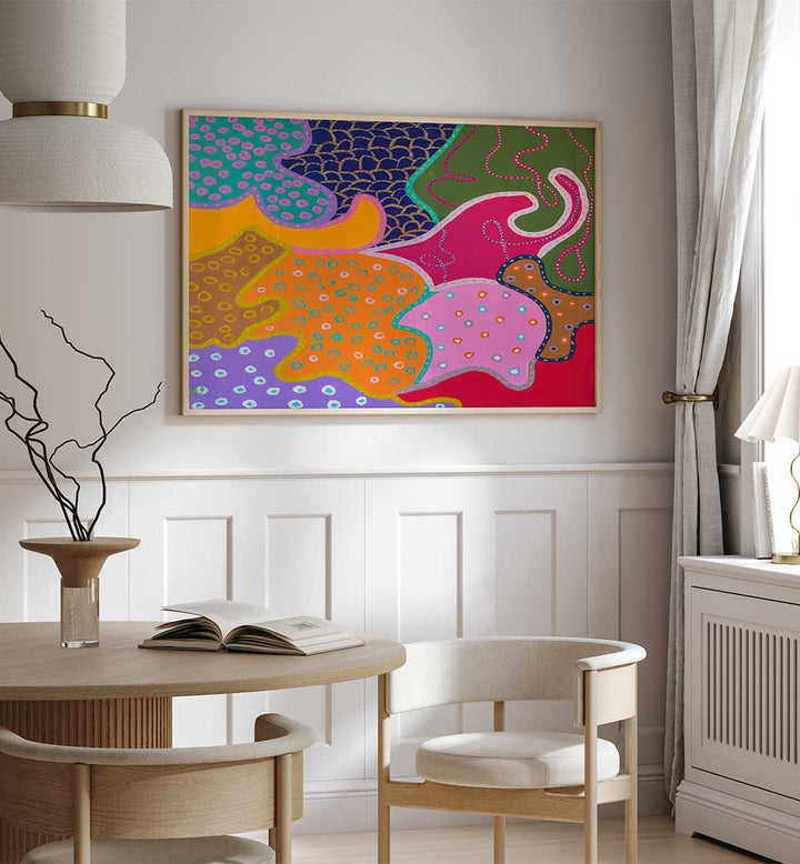 MISS CHEERFUL II , PATTERN ART PRINTS