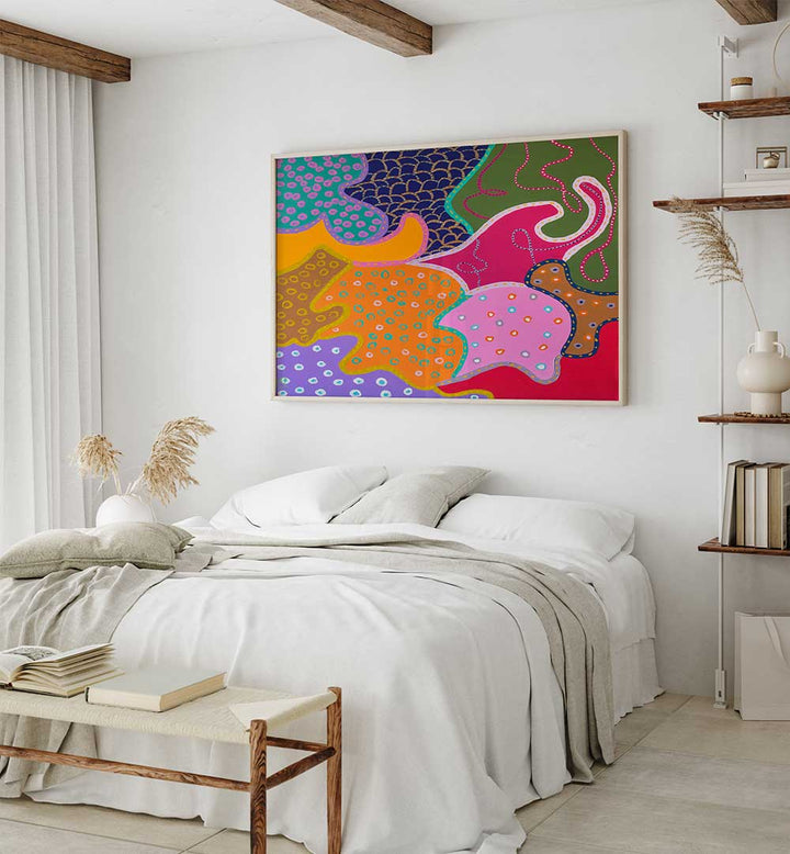 MISS CHEERFUL II , PATTERN ART PRINTS
