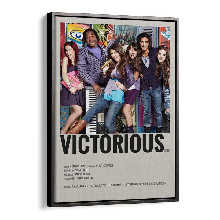 Victorious 2010 Movie Posters in Black Floater Frame