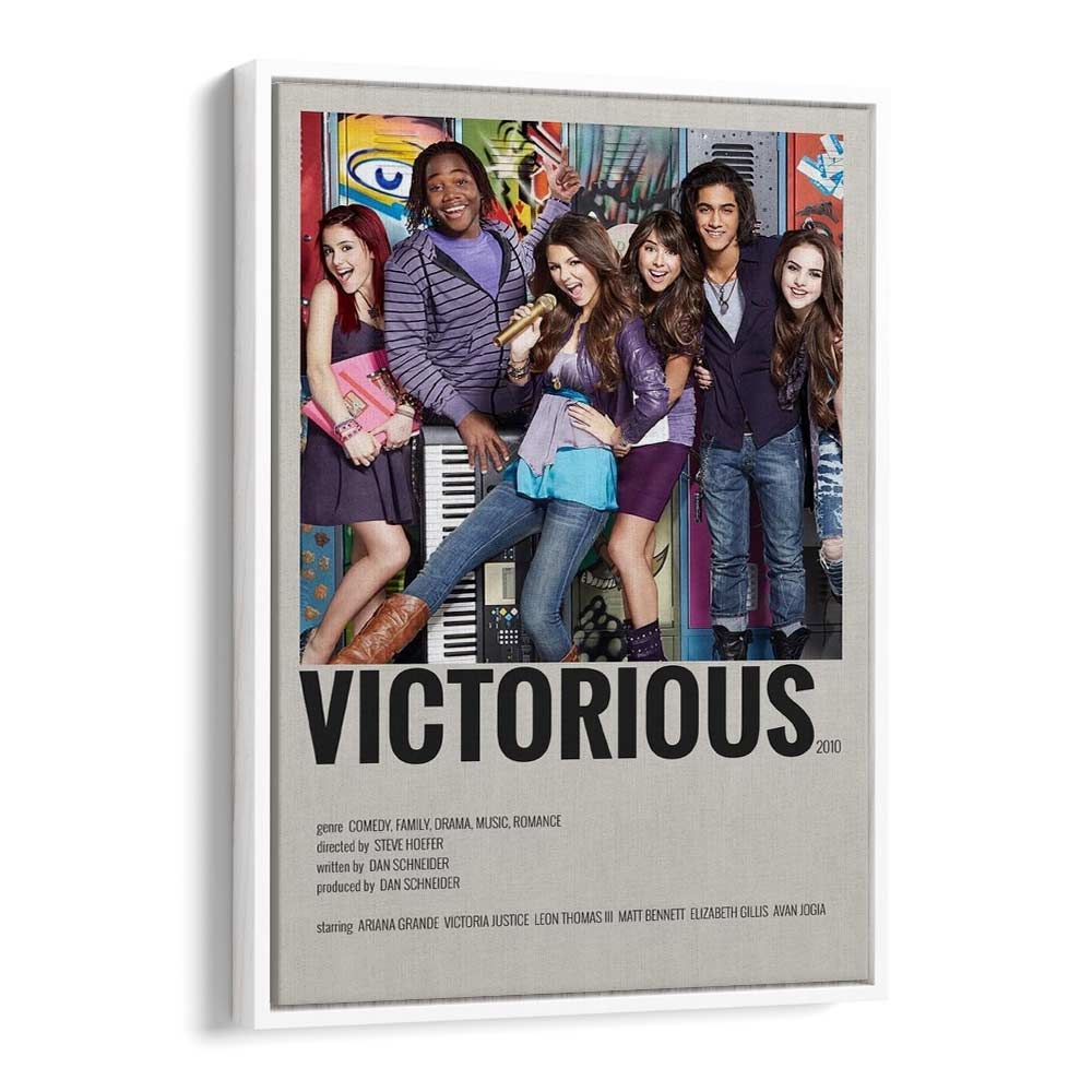 Victorious 2010 Movie Posters in White Floater Frame