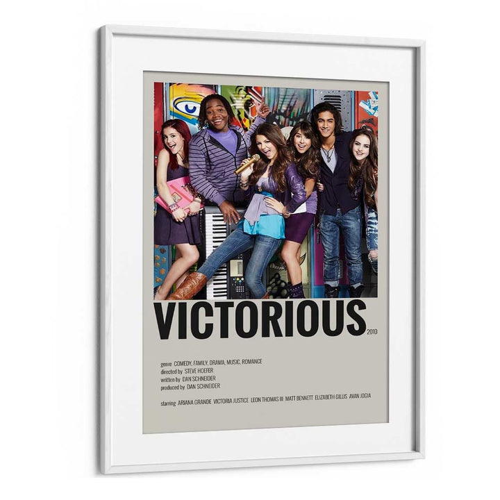 Victorious 2010 Movie Posters in White Frame With Mount