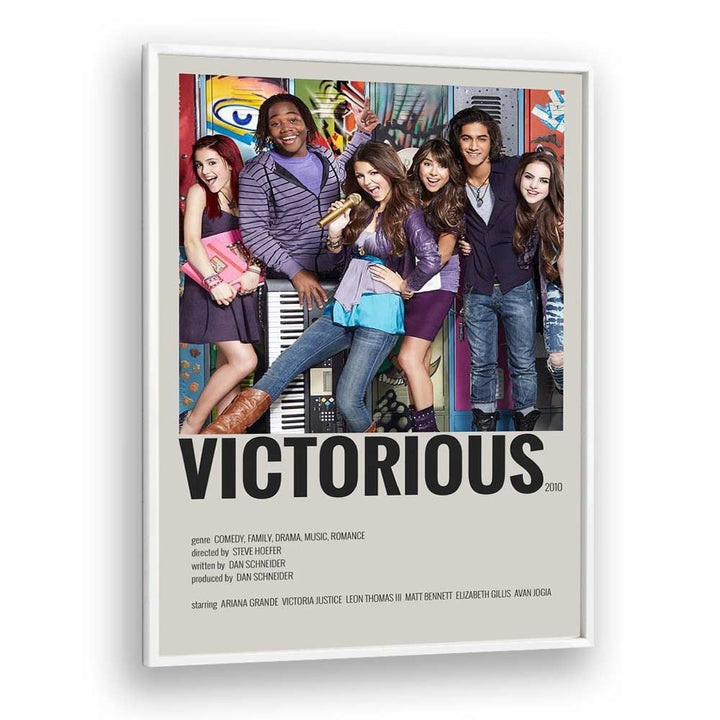 Victorious 2010 Movie Posters in White Plain Frame