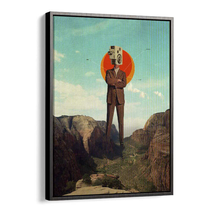 Video 404 By Frank Moth Surreal Art Prints Surrealism in Black Floater Frame