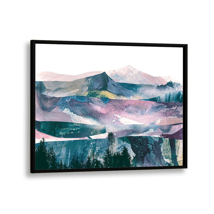 Views By Dan Hobday Abstract Art Abstract Paintings in Black Plain Frame