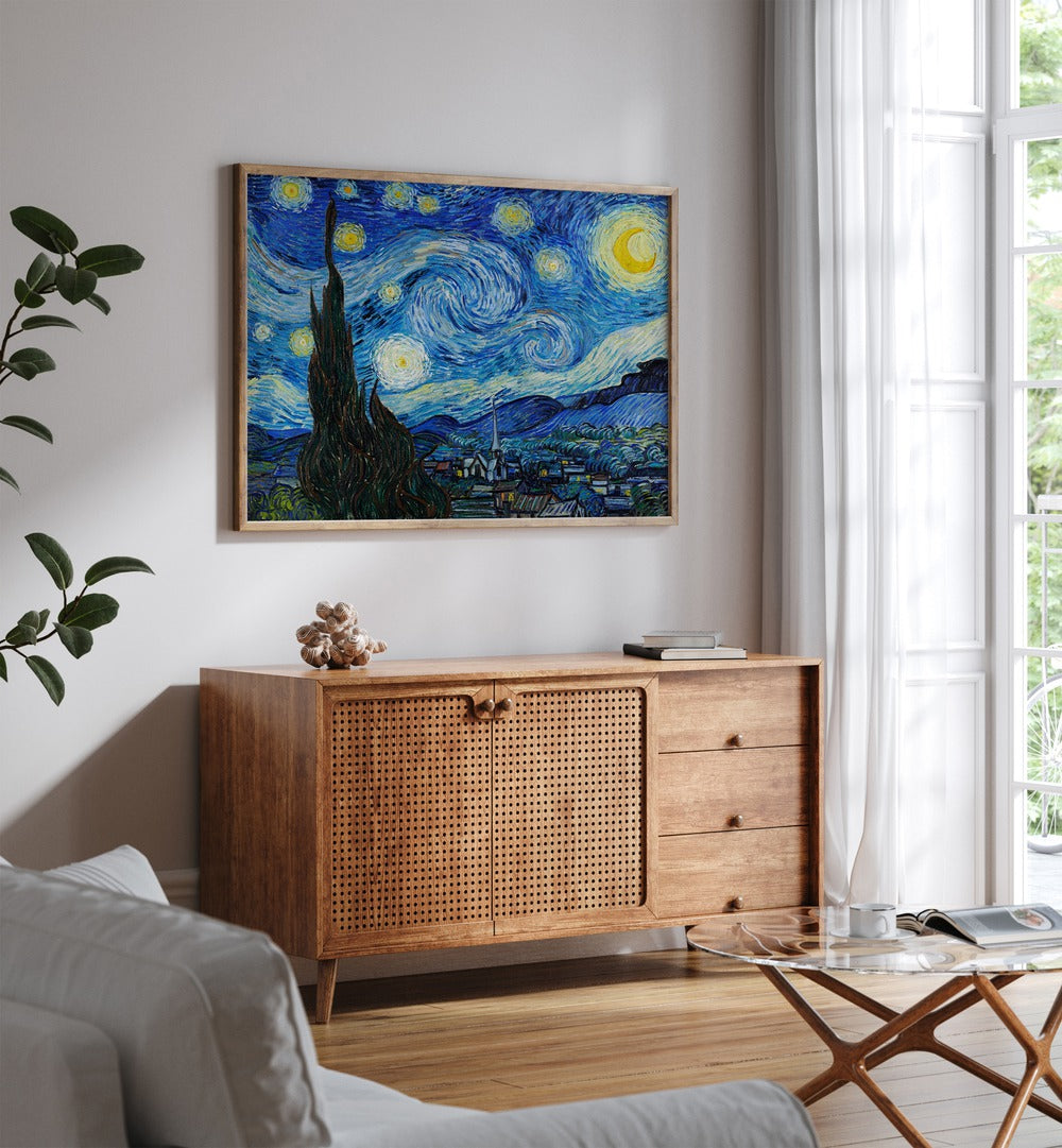 artist x collabs painting - VINCENT VAN GOGH'S THE STARRY NIGHT (1889) VINCENT VAN GOGH PAINTINGS, ARTWORKS BY VINCENT VAN GOGH by Asianmonk