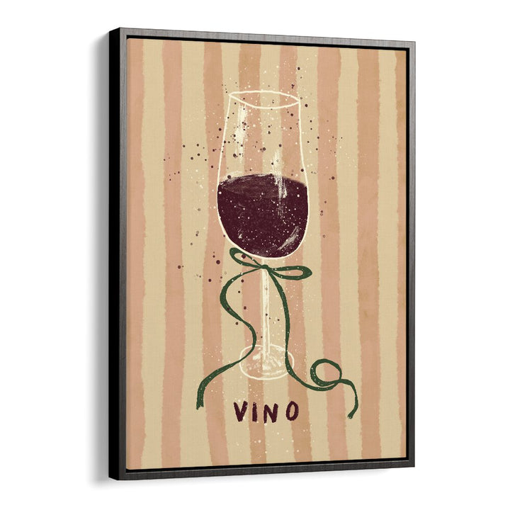 Vino by Studio Dolci Kitchen Posters in Black Floater Frame