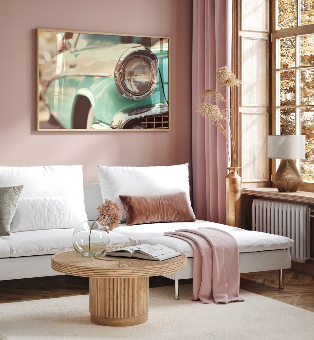 Elevate your space with VINTAGE CAR VIBES, CAR POSTERS that capture classic automobile nostalgia by Philippe Hugonnard.