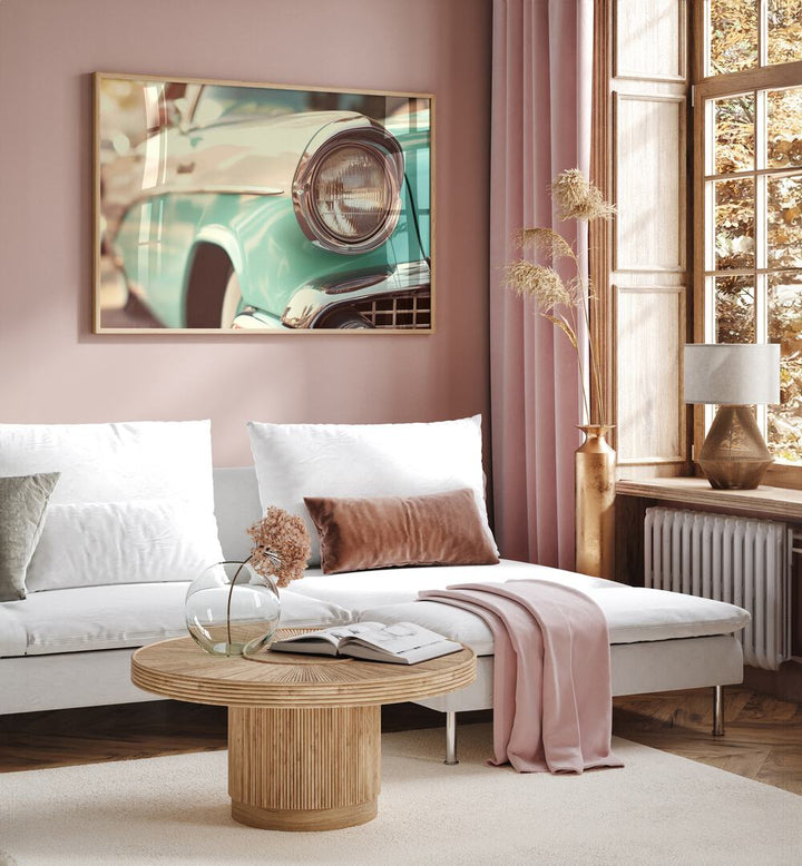 Elevate your space with VINTAGE CAR VIBES, CAR POSTERS that capture classic automobile nostalgia by Philippe Hugonnard.