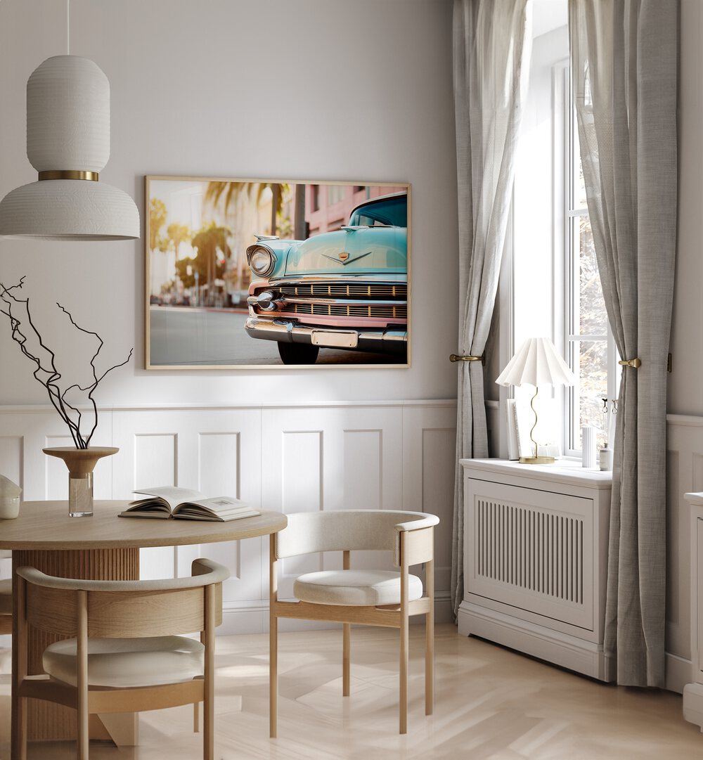 Stylish VINTAGE VIBES, CAR POSTERS bring nostalgia to your space with classic elegance by Philippe Hugonnard.