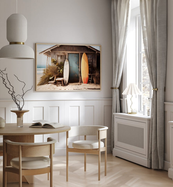 Discover VINTAGE VIBRANCE, BEACH PAINTINGS, featuring surfboards and coastal charm to elevate your home decor.